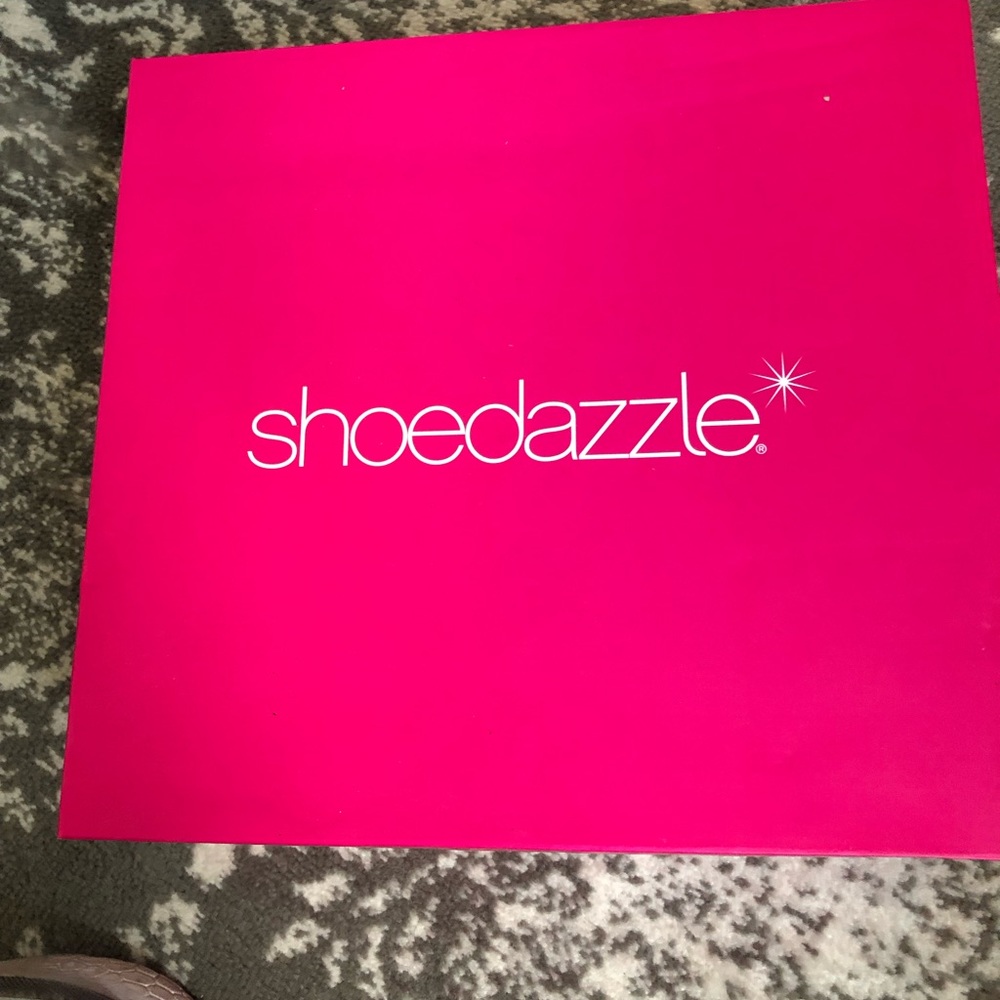 Shoedazzle Thigh High Stiletto Heel Black Boots